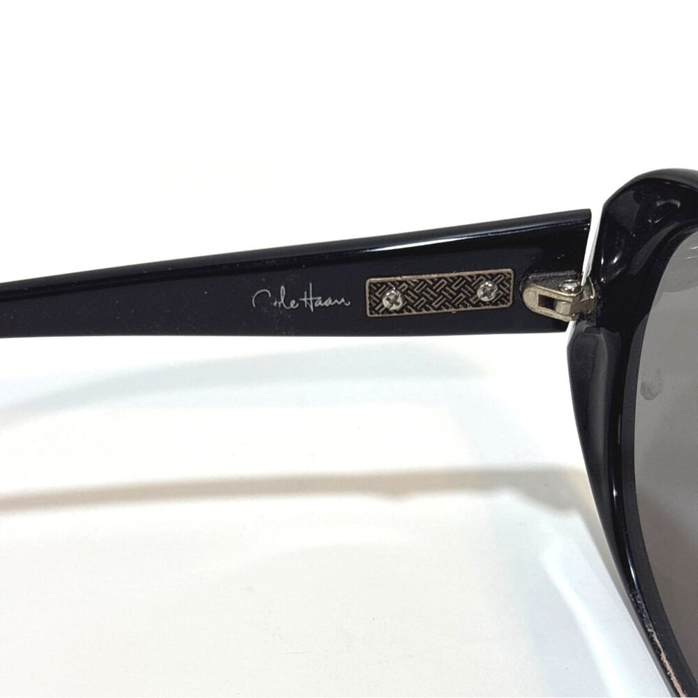 Cole Haan Womens Oversized Black Oval Sunglasses With UV Protection - Picture 3 of 3